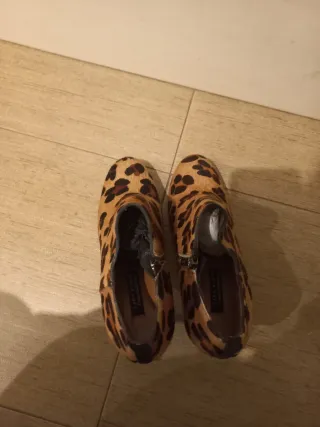 Botines Zara Animal Print