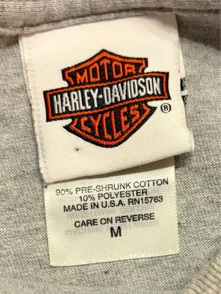 Camiseta Harley-Davidson Gris Manga larga