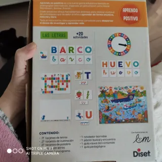 Juego de letras Aprendo en Positivo