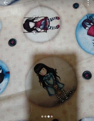 Retales de tela con Gorjuss