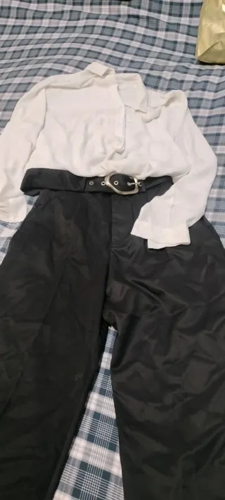 Pantalón vestir Zara negro mujer