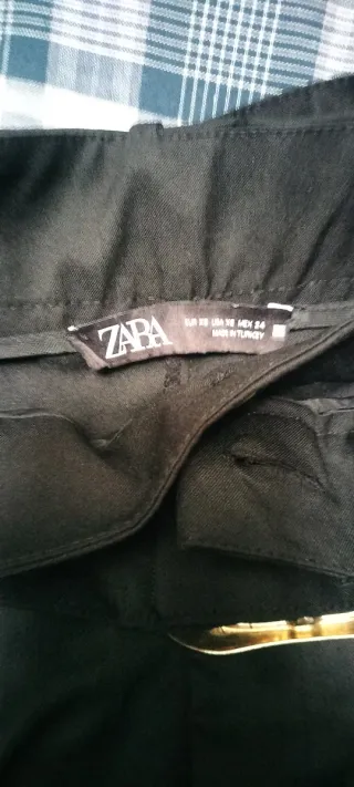 Pantalón vestir Zara negro mujer