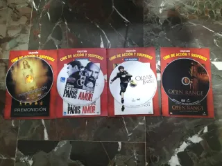 Lote 9 DVDs Cine Acción y Suspense