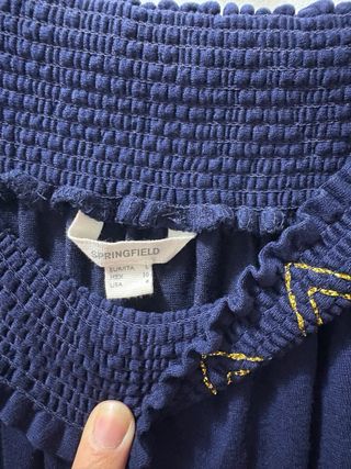 Camiseta palabra de honor bordada