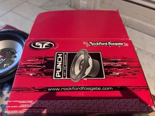 Subwoofer Rockford Fosgate Negro/Plateado 10”