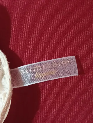 Culotte seta, pizzo e svarokini,colore champagne,