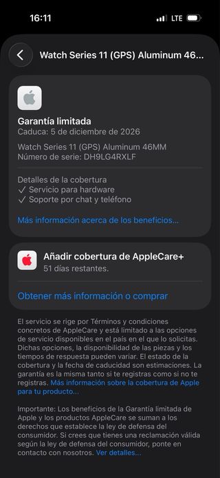 Apple Watch Serie 11 GPS Nuevo