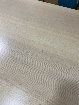 Mesa Ikea LISABO Madera 140x78 4 4 sillas de metal