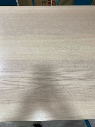 Mesa Ikea LISABO Madera 140x78 4 4 sillas de metal