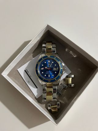 Rolex Submariner blu, oro e argento