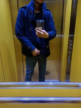 Abrigo marca Alcott estilo gabardina Talla L