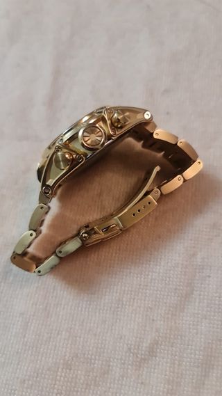 Reloj Jaguar Dorado y Azul Cronógrafo