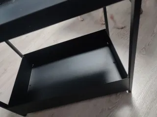 Carro organizador metálico negro