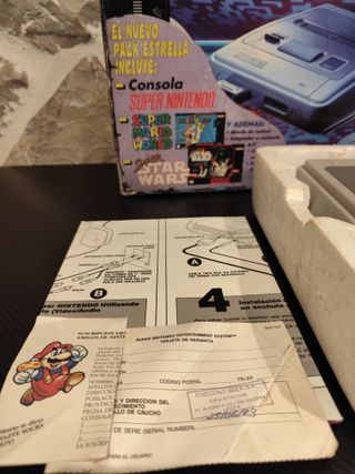 SNES completa Pack Star Wars + Super Mario World