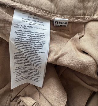 Pantalón hombre Only & Sons  T: W29/L32