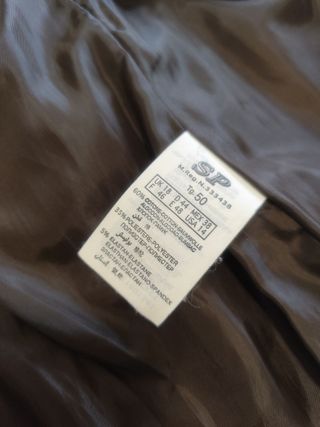 Soprabito trapuntato donna tg.50 marrone