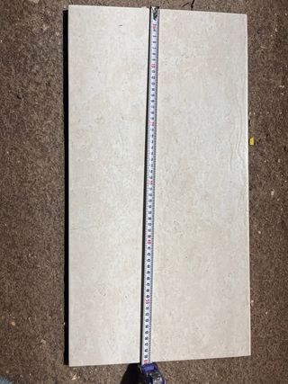 Suelo, plaquetas de cerámica. Precio total