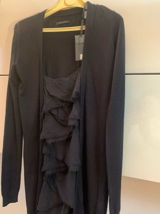 Patrizia Pepe sera vestito misto lana tg M nuovo