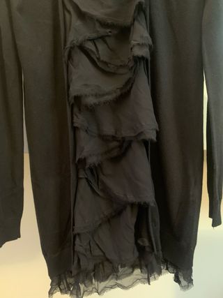 Patrizia Pepe sera vestito misto lana tg M nuovo