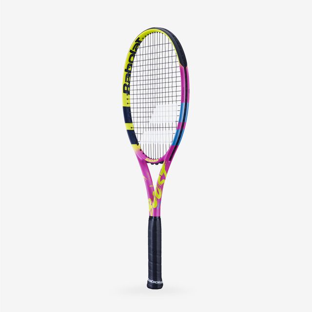 Raqueta de tenis adulto - Babolat Boost Rafa rosa amarillo