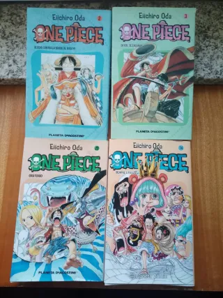 One Piece nº 074, 029, 02 y 03