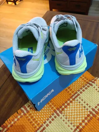 Hoka Clifton 9 Zapatillas Gris Amarillo