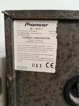 Minicadena Pioneer Plata antiguo