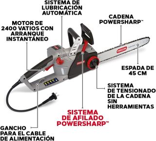Motosierra Eléctrica Oregon 2400W 45cm