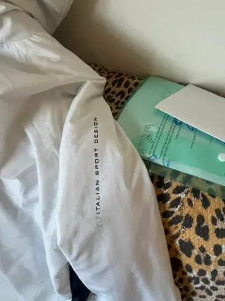 Giacca sportiva Lotto bianca