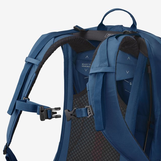 Mochila de senderismo ventilada 25L - MH500 azul