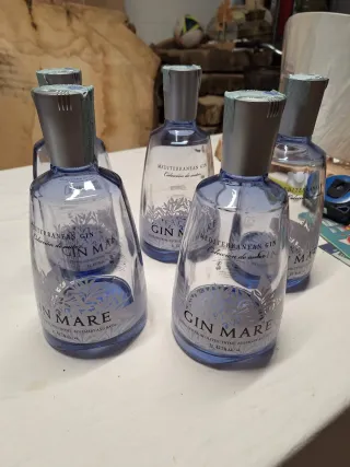 Bottiglie vuote Roku Gin -mare-botanist Set da 5