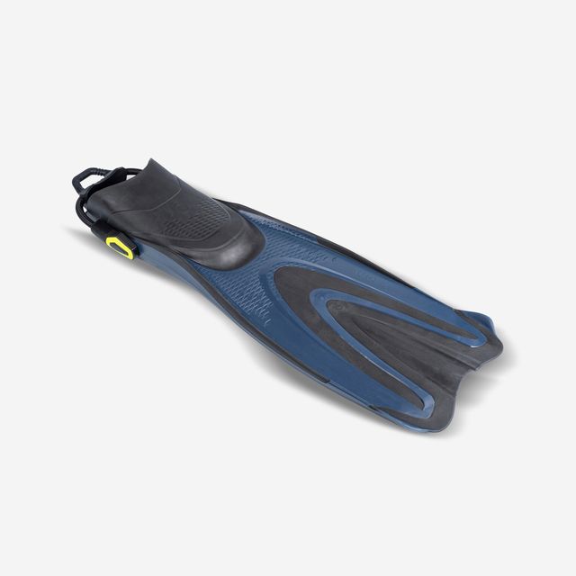 Aletas de buceo regulables con bungee SCD 500 OH Azul