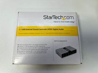 Tarjeta Sonido Externa USB StarTech 7.1 SPDIF