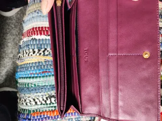 Billetero Tous Piel Vino