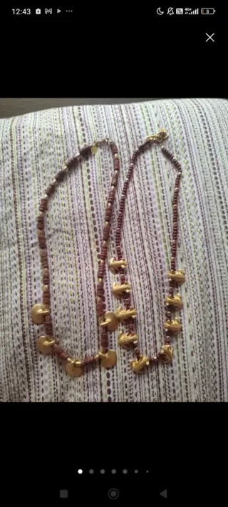 Collar Precolombino Oro 24k