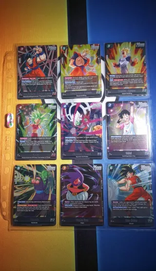 22x Cartas SR Dragon Ball Fusion World