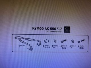 Scooter Kymco Ak 550. Matrículada en 2019