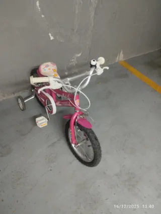 Bici infantil niña 14 rosa