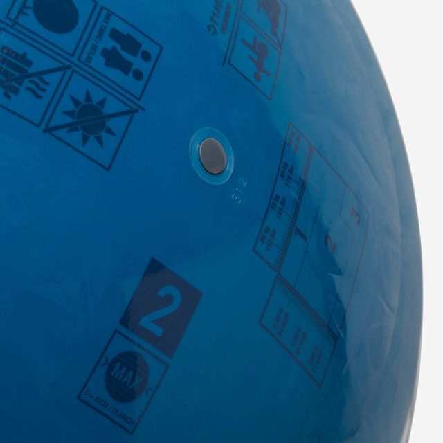 Fitball Pelota Pilates Resistente Talla M - 65 cm Turquesa