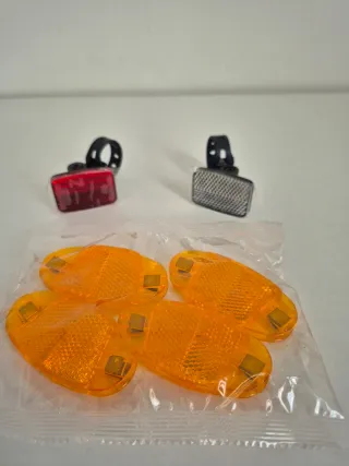 Se de 6 Reflectores para Bicicleta