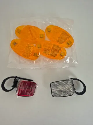 Se de 6 Reflectores para Bicicleta