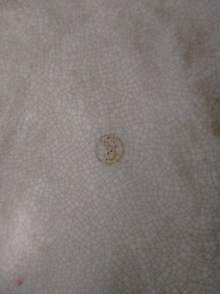 Sopera antigua porcelana y metal