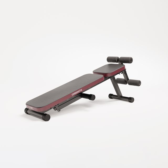 Banco de pesas y abdominales inclinable plegable Decathlon