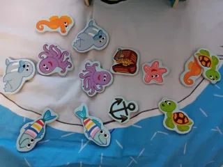 Juego de Pesca Magnética de Madera