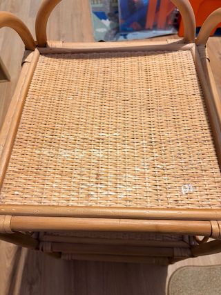 Mesita Ratan Zara Home 3 Estantes