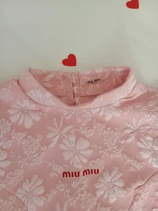 Vestido Miu Miu Rosa Talla S