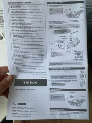 Zapatillas Ciclismo Shimano SPD Negras