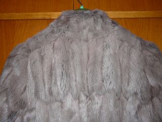 Abrigo Piel Petigris Siberiano Gris