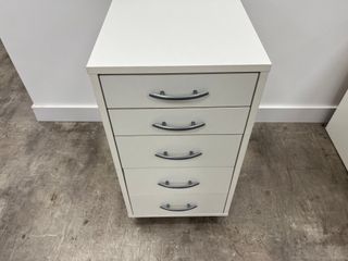 Cajonera oficina blanca 5 cajones