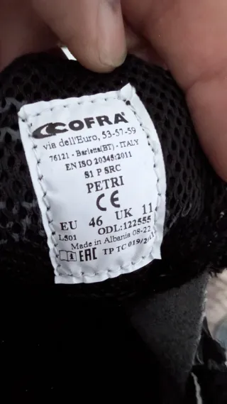 Zapatos de seguridad Cofra negros